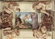 Michelangelo Buonarroti Creation of Eve oil painting picture wholesale